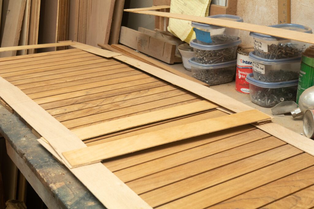 teak deck template